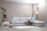 Loop Ecksofa, Rechte Seite, in Hellgrau, 322x194 cm von Atelier Del Sofa – Bild 3