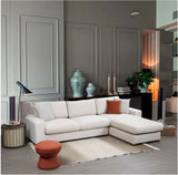 Loop Ecksofa, Rechte Seite, in Weiß, 270x194 cm von Atelier Del Sofa – Bild 3