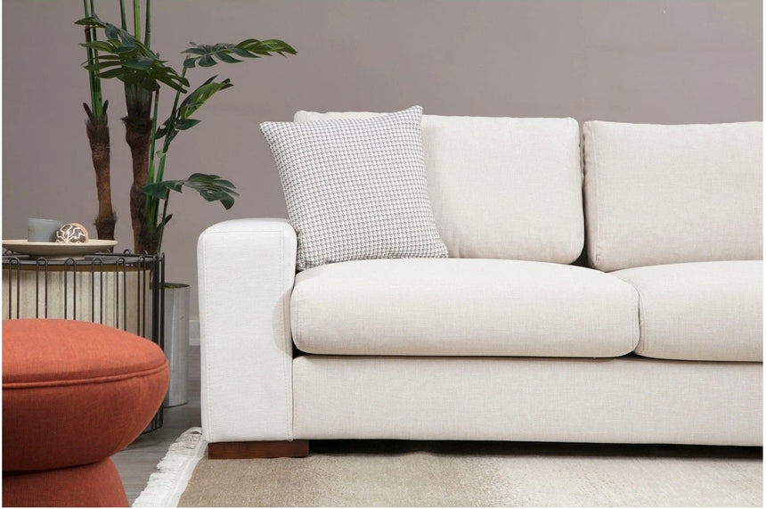 Loop Ecksofa, Rechte Seite, in Weiß, 270x194 cm von Atelier Del Sofa – Bild 4