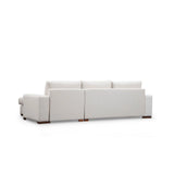 Loop Ecksofa, Rechte Seite, in Weiß, 270x194 cm von Atelier Del Sofa – Bild 6