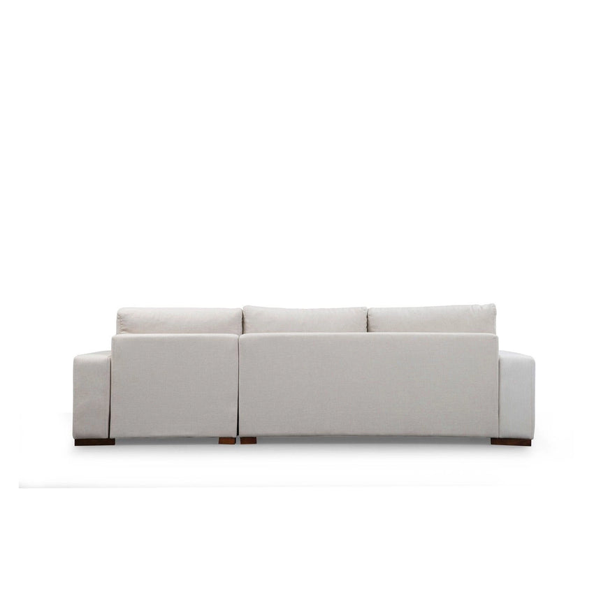 Loop Ecksofa, Rechte Seite, in Weiß, 270x194 cm von Atelier Del Sofa – Bild 7
