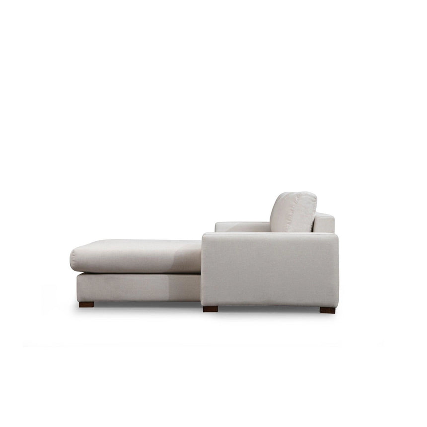 Loop Ecksofa, Rechte Seite, in Weiß, 270x194 cm von Atelier Del Sofa – Bild 8