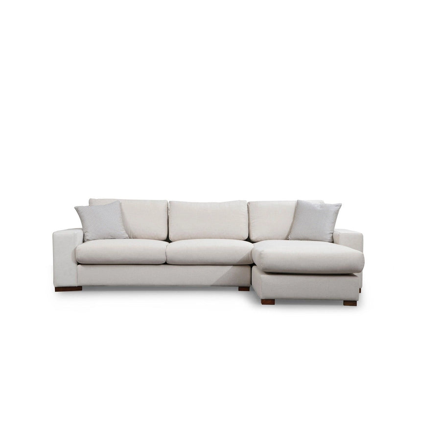 Loop Ecksofa, Rechte Seite, in Weiß, 270x194 cm von Atelier Del Sofa – Bild 9