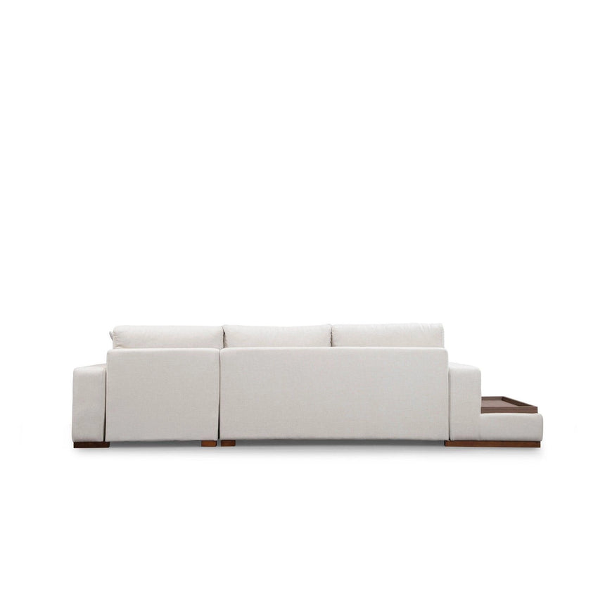 Loop Ecksofa, Rechte Seite, in Weiß, 312x194 cm von Atelier Del Sofa – Bild 10