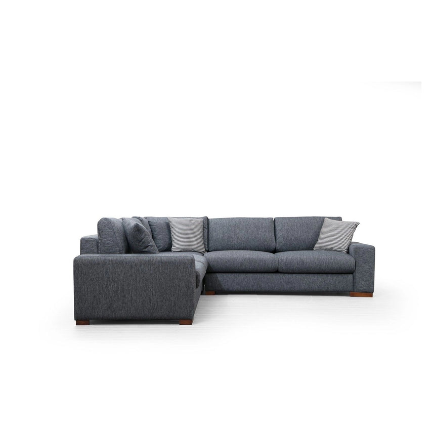 Loop Ecksofa, Symmetrisch, in Anthrazit, 282x282 cm von Atelier Del Sofa – Bild 2