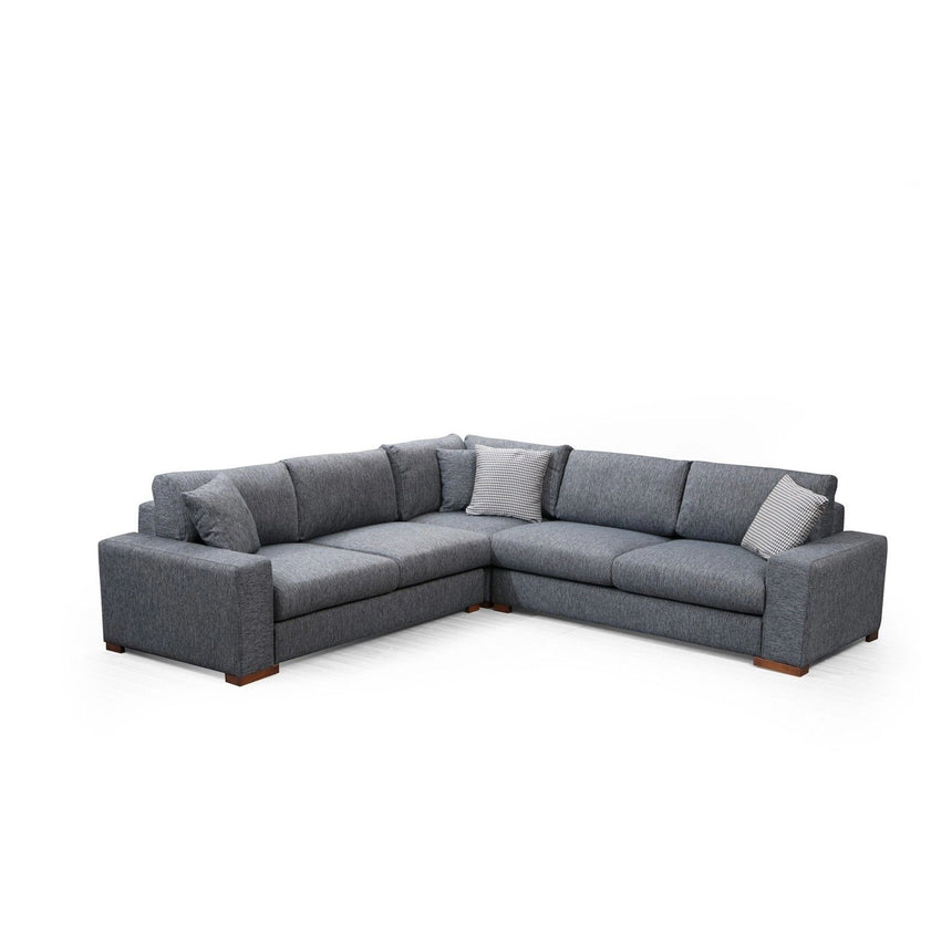 Loop Ecksofa, Symmetrisch, in Anthrazit, 282x282 cm von Atelier Del Sofa – Bild 5