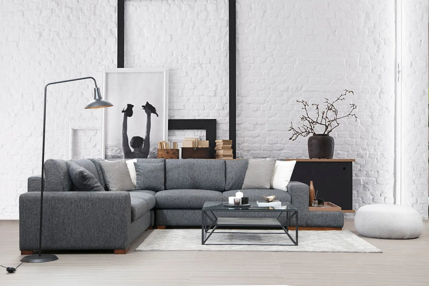 Loop Ecksofa in Anthrazit, 323x282 cm von Atelier Del Sofa – Bild 3