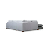 Loop Ecksofa in Grau und Hellgrau, 266x246 cm - ZEN ZONE Furniture