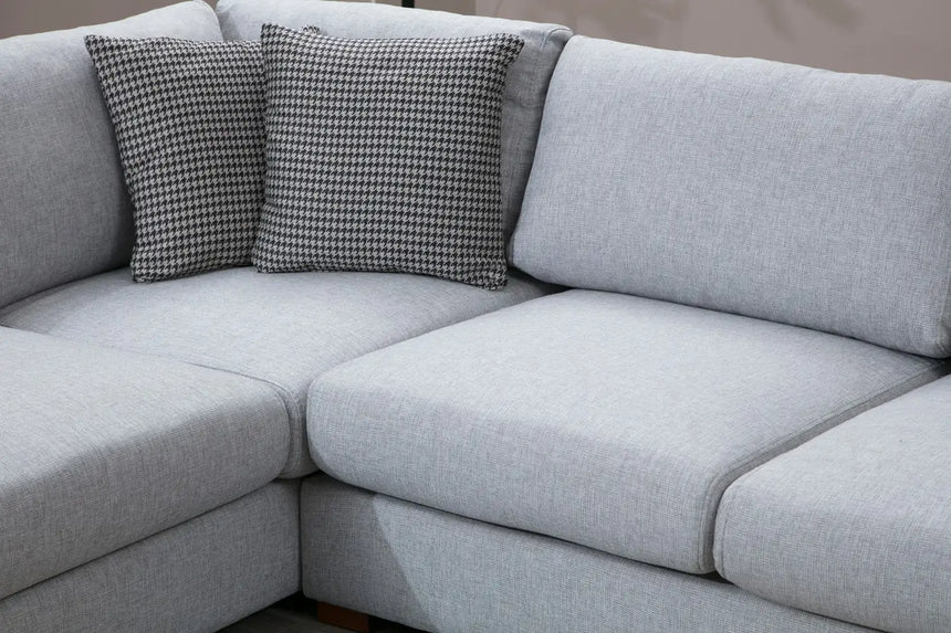 Loop Ecksofa in Grau und Hellgrau, 308x246 cm von Atelier Del Sofa – Bild 12