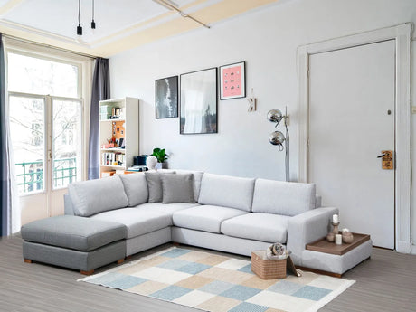 Loop Ecksofa in Grau und Hellgrau, 308x246 cm von Atelier Del Sofa – Bild 2