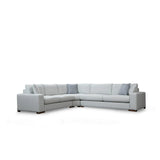 Loop Ecksofa in Weiß, 323x282 cm - ZEN ZONE Furniture