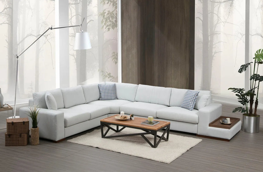 Loop Ecksofa in Weiß, 363x282 cm von Atelier Del Sofa – Bild 3