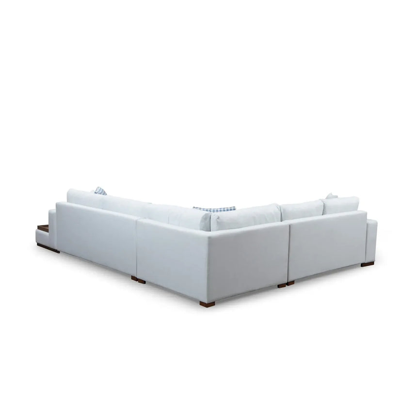 Loop Ecksofa in Weiß, 363x282 cm - ZEN ZONE Furniture