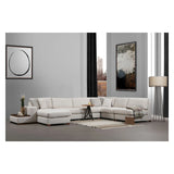Loop Panoramasofa, Linke Seite, in Weiß, 428x272 cm von Atelier Del Sofa – Bild 2