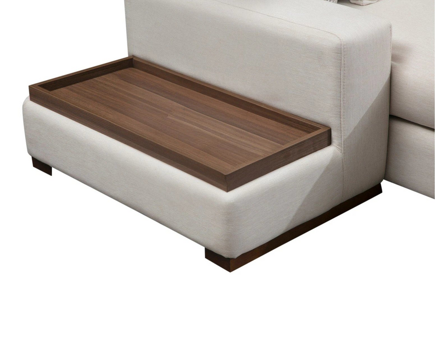 Loop Panoramasofa, Linke Seite, in Weiß, 428x374 cm von Atelier Del Sofa – Bild 8