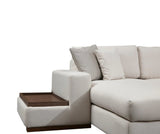 Loop Panoramasofa, Linke Seite, in Weiß, 428x374 cm von Atelier Del Sofa – Bild 9