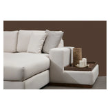 Loop Panoramasofa, Rechte Seite, in Weiß, 428x272 cm von Atelier Del Sofa – Bild 5