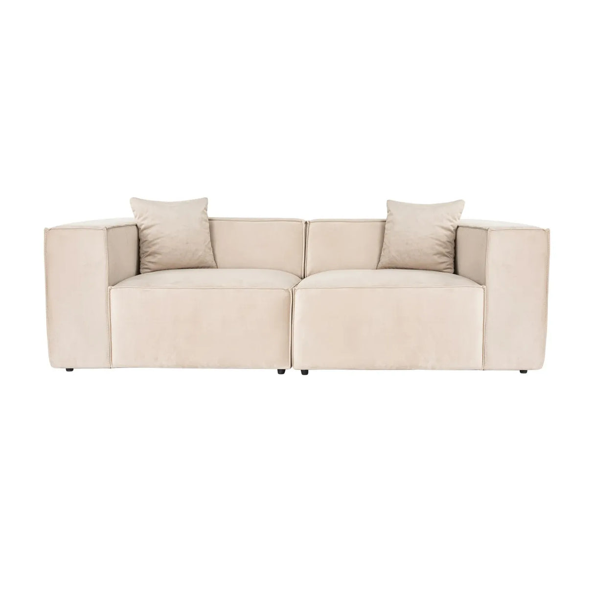 Lora 2-Sitzer Sofa in Mokka, 220x108 cm - ZEN ZONE Furniture