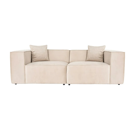 Lora 2-Sitzer Sofa in Mokka, 220x108 cm - ZEN ZONE Furniture