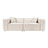 Lora 2-Sitzer Sofa in Mokka, 220x108 cm - ZEN ZONE Furniture