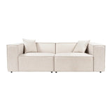 Lora 2-Sitzer Sofa in Mokka, 220x108 cm - ZEN ZONE Furniture