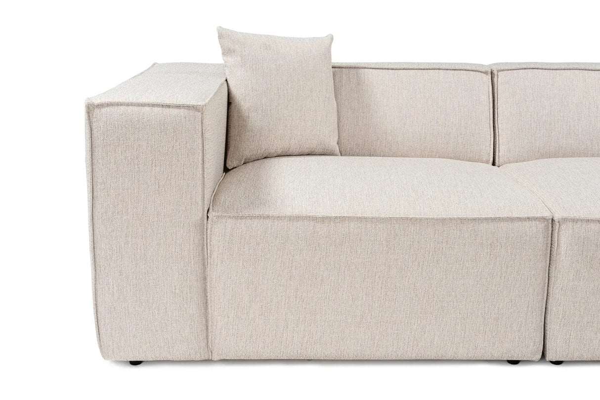 Lora 2-Sitzer Sofa in Hellbraun, 220x108 cm von Atelier Del Sofa – Bild 3