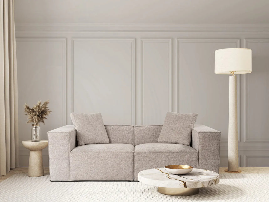 Lora 2-Sitzer Sofa in Mokka, 220x108 cm von Atelier Del Sofa – Bild 1