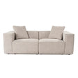 Lora 2-Sitzer Sofa in Mokka, 220x108 cm - ZEN ZONE Furniture