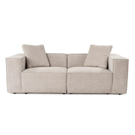 Lora 2-Sitzer Sofa in Mokka, 220x108 cm - ZEN ZONE Furniture