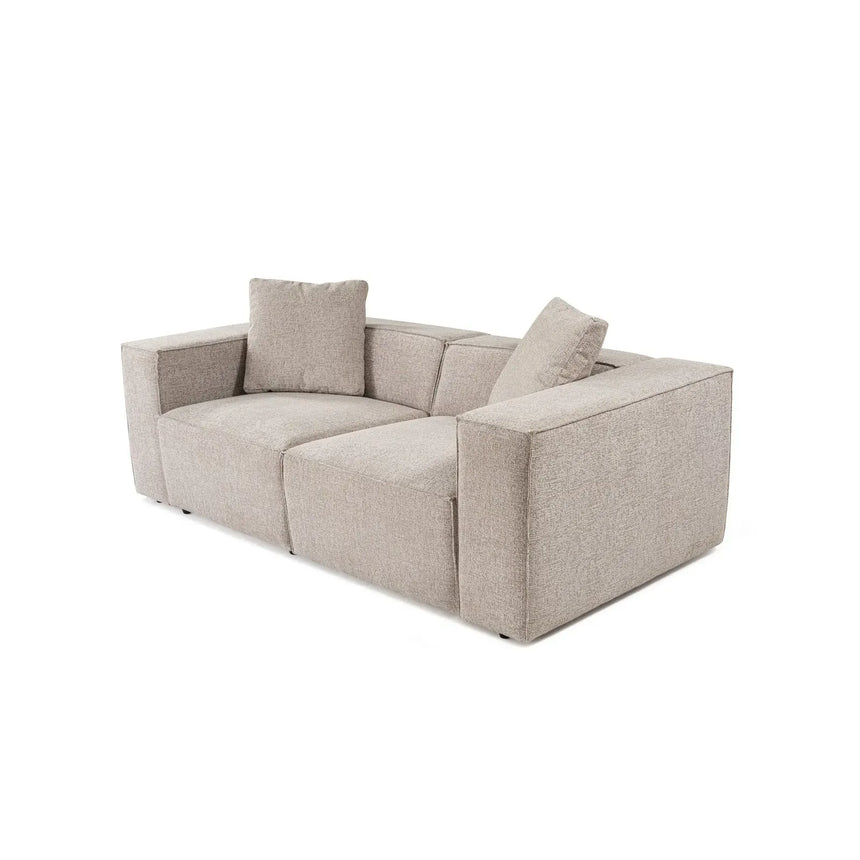 Lora 2-Sitzer Sofa in Mokka, 220x108 cm - ZEN ZONE Furniture