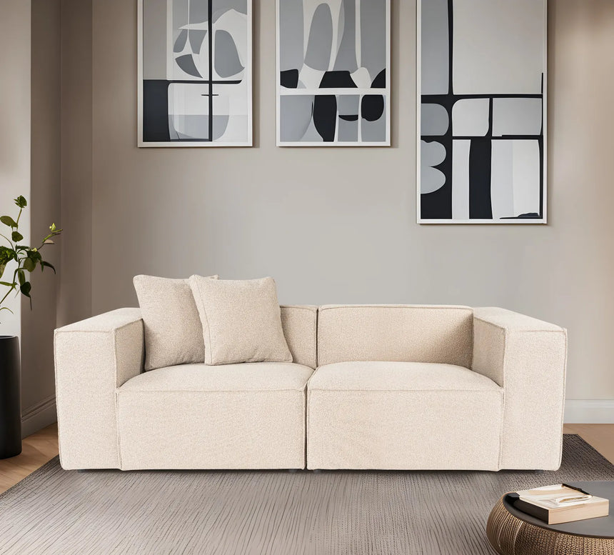 Lora 2-Sitzer Sofa in Pfirsich, 220x108 cm von Atelier Del Sofa – Bild 1