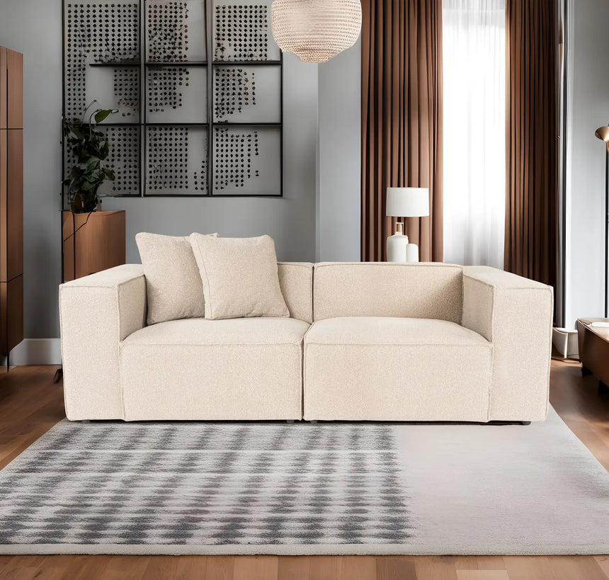 Lora 2-Sitzer Sofa in Pfirsich, 220x108 cm von Atelier Del Sofa – Bild 2