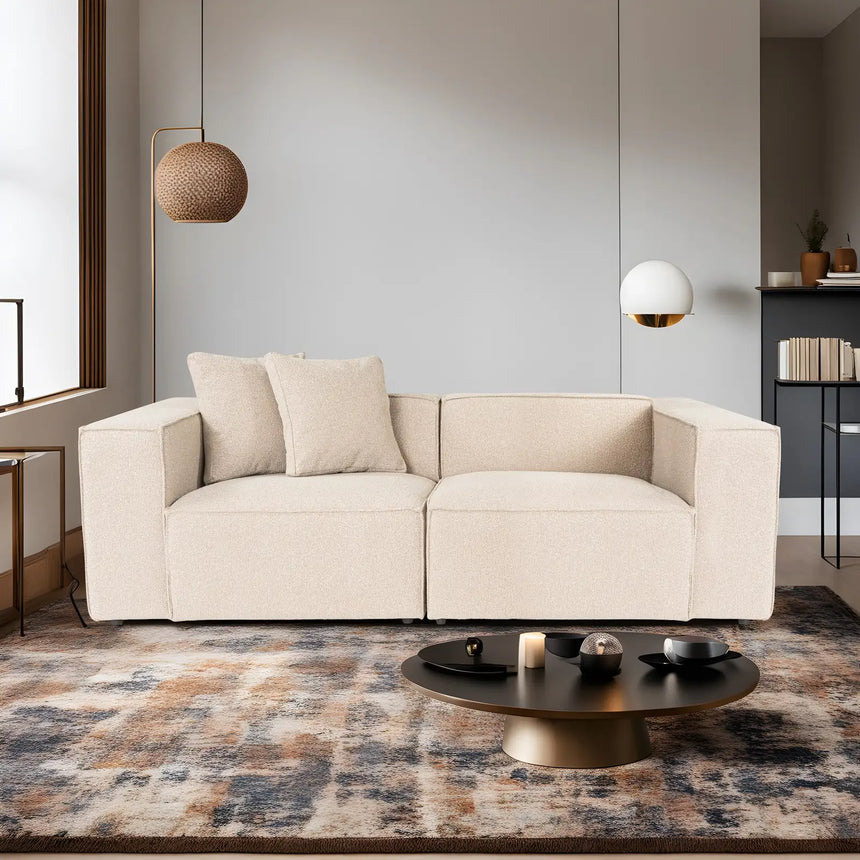 Lora 2-Sitzer Sofa in Pfirsich, 220x108 cm von Atelier Del Sofa – Bild 3
