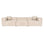 Lora 3-Sitzer Sofa, 303x108 cm - ZEN ZONE Furniture