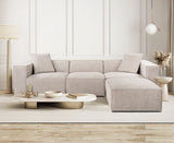 Lora Ecksofa aus Leinen, Rechte Seite, 303x193 cm von Atelier Del Sofa – Bild 1