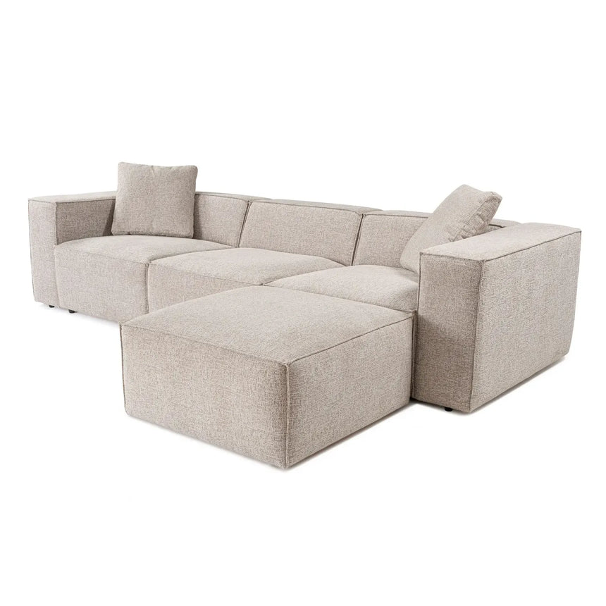Lora Ecksofa aus Leinen, Rechte Seite, 303x193 cm - ZEN ZONE Furniture