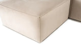 Lora Ecksofa aus Leinen, Rechte Seite, in Creme, 303x193 cm von Atelier Del Sofa – Bild 11