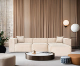 Lora Ecksofa aus Leinen, Rechte Seite, in Creme, 303x193 cm von Atelier Del Sofa – Bild 2