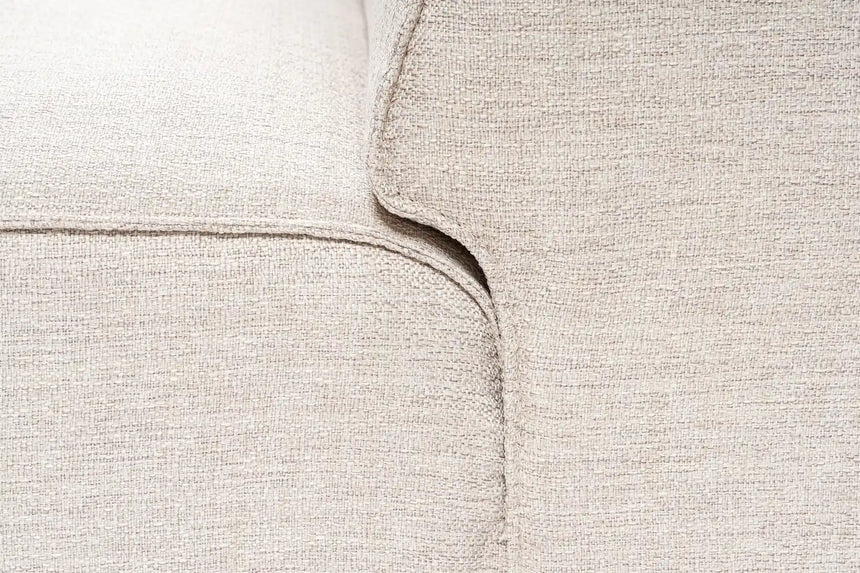 Lora Ecksofa aus Leinen, Rechte Seite, in Hellbraun, 303x193 cm von Atelier Del Sofa – Bild 17