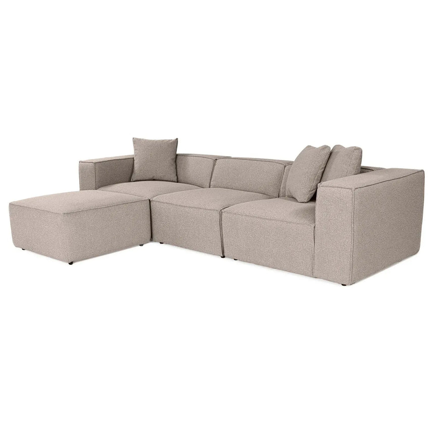 Lora Ecksofa aus Leinen, Rechte Seite, 303x193 cm - ZEN ZONE Furniture