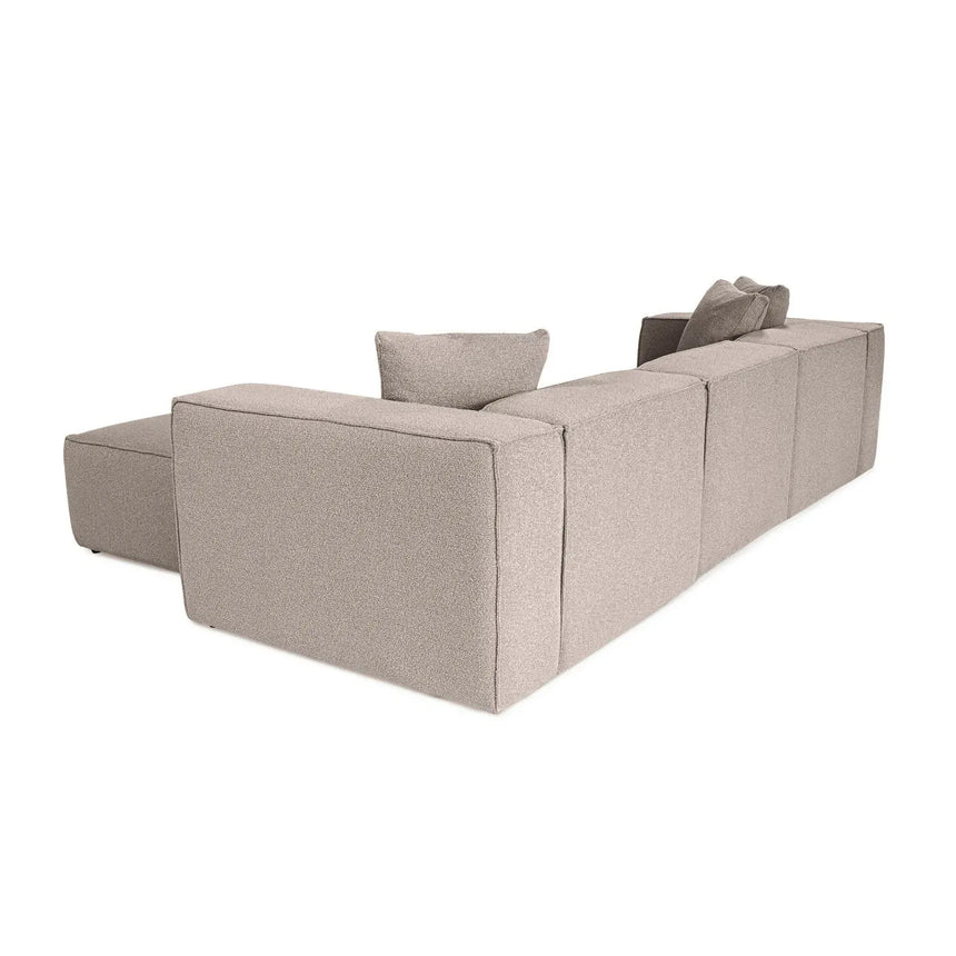 Lora Ecksofa aus Leinen, Rechte Seite, 303x193 cm - ZEN ZONE Furniture