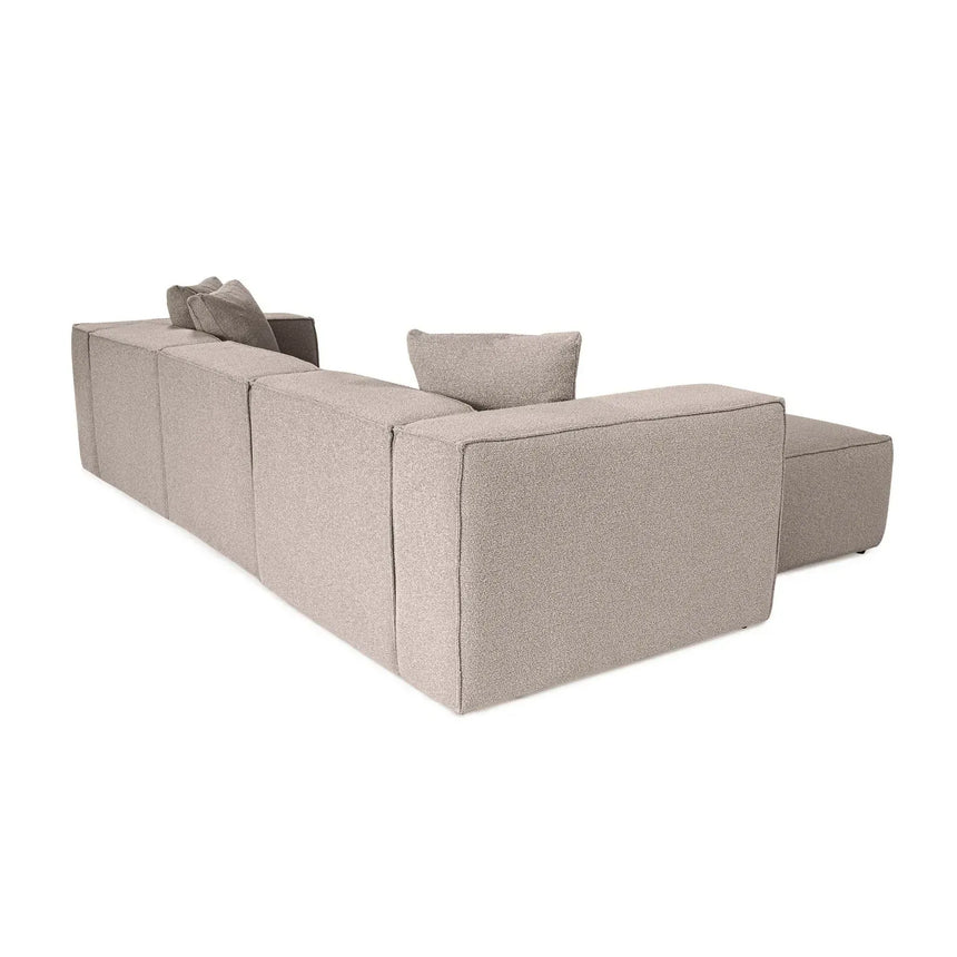 Lora Ecksofa aus Leinen, Rechte Seite, 303x193 cm - ZEN ZONE Furniture