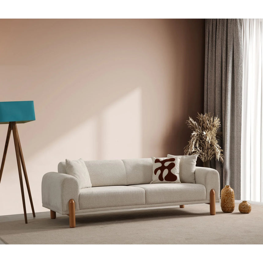 Lyke 3-Sitzer Schlafsofa in Creme, 228x88 cm von Atelier Del Sofa – Bild 2