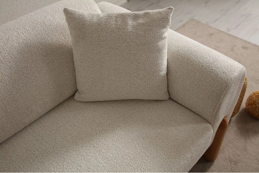 Lyke 3-Sitzer Schlafsofa in Creme, 228x88 cm von Atelier Del Sofa – Bild 7