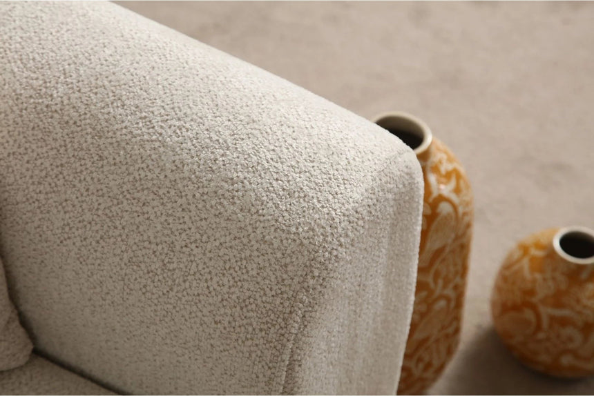 Lyke Eckschlafsofa, Linke Seite, in Creme, 290x180 cm von Atelier Del Sofa – Bild 10