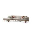 Lyke Eckschlafsofa, Linke Seite, in Creme, 290x180 cm von Atelier Del Sofa – Bild 11