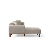 Lyke Eckschlafsofa, Linke Seite, in Creme, 290x180 cm von Atelier Del Sofa – Bild 14