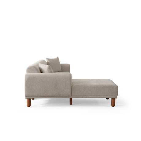 Lyke Eckschlafsofa, Linke Seite, in Creme, 290x180 cm von Atelier Del Sofa – Bild 14