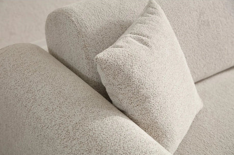 Lyke Eckschlafsofa, Linke Seite, in Creme, 290x180 cm von Atelier Del Sofa – Bild 7