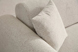 Lyke Eckschlafsofa, Rechte Seite, in Creme, 290x180 cm von Atelier Del Sofa – Bild 9